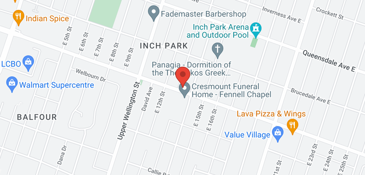 map of 309 FENNELL Avenue E
